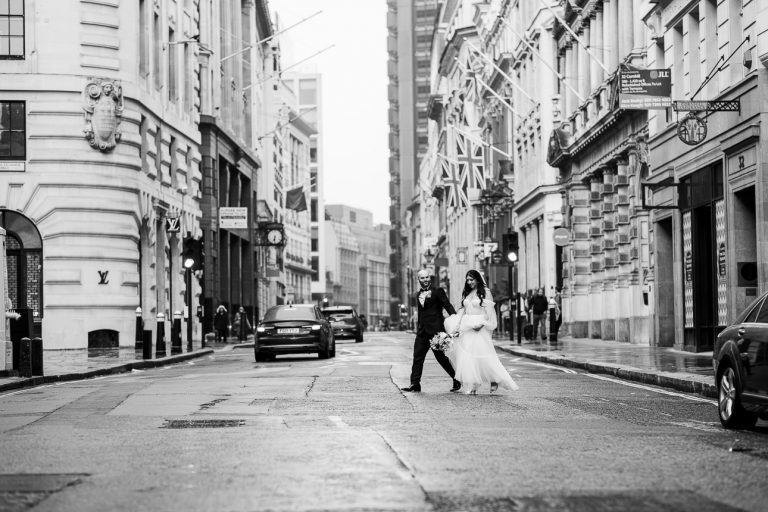 Heenal + Carl at Hackney Town Hall